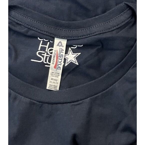 Dallas Cowboys Her Style Missy XXL Star Short Sleeve Football T Shirt NWT - Picture 4 of 5